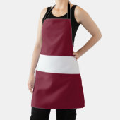 Lettland-Flagge Schürze (InSitu)