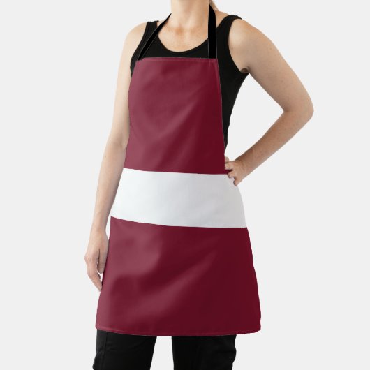 Lettland-Flagge Schürze (InSitu)