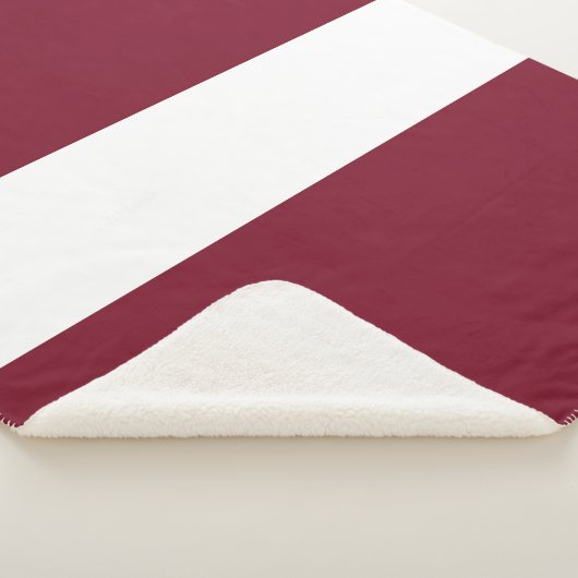 Lettland-Flagge Sherpadecke (3/4)
