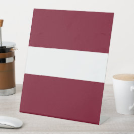 Lettland-Flagge Sockelschild