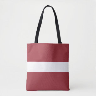 Lettland-Flagge Tragetasche Tasche
