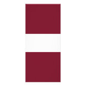 Lettland-Flagge Werbekarte (Hinten)