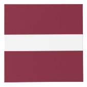Lettland-Flagge Würfel (Vorderseite)