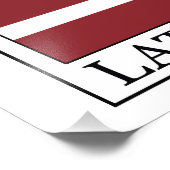 Lettland Fotodruck (Ecke)