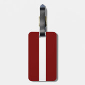 Lettland Gepäckanhänger (Rückseite vertikal)