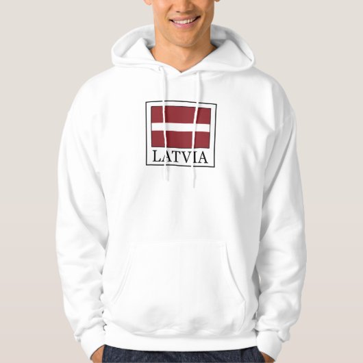 Lettland Hoodie (Vorderseite)