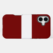 Lettland iPhone Hülle (Rückseite (Horizontal))