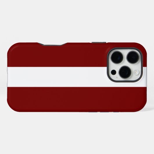 Lettland iPhone Hülle (Rückseite (Horizontal))