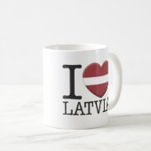 Lettland Kaffeetasse (VorderseiteRechts)