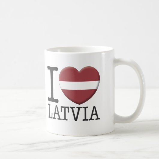 Lettland Kaffeetasse (Rechts)