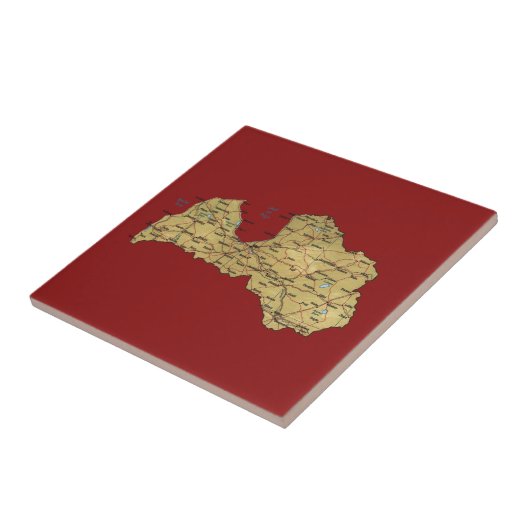 Lettland Karte Fliese (Seite)