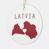 Lettland Keramik Ornament (Links)
