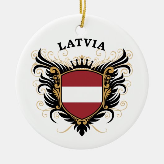 Lettland Keramik Ornament (Vorne)