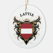 Lettland Keramik Ornament (Links)