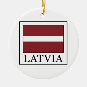 Lettland Keramikornament