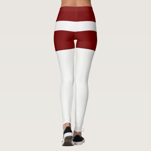 Lettland Leggings (Rückseite)