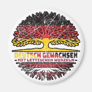 Lettland Lettisch Deutsch Deutschland Baum Wurzel Magnet