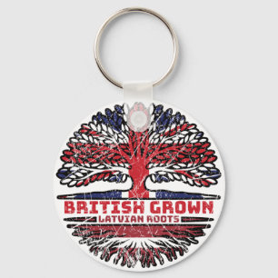 Lettland Lettland UK Vereinigtes Königreich Britis Schlüsselanhänger
