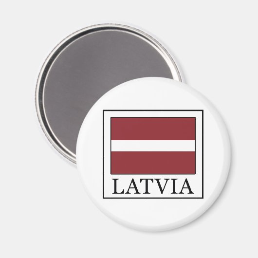 Lettland Magnet (Vorderseite/Rückseite)