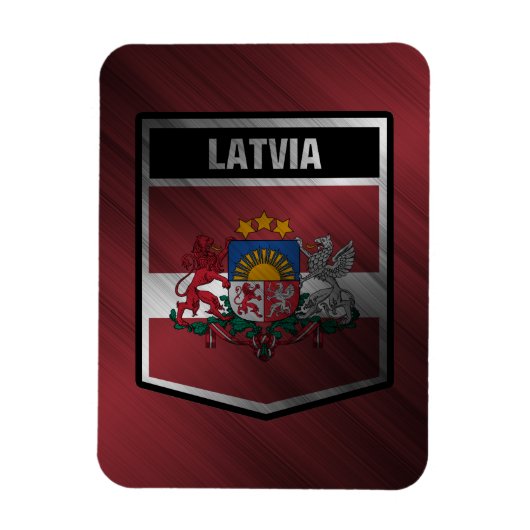 Lettland Magnet (Vertikal)