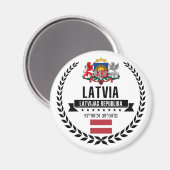 Lettland Magnet (Vorderseite/Rückseite)