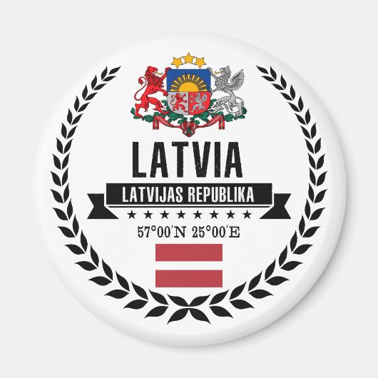 Lettland Magnet (Vorne)