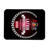 Lettland Magnet (Horizontal)