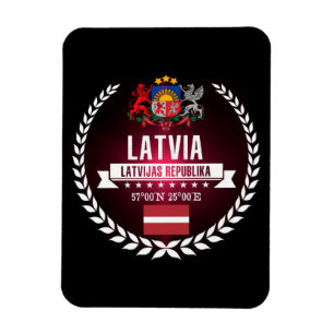 Lettland Magnet