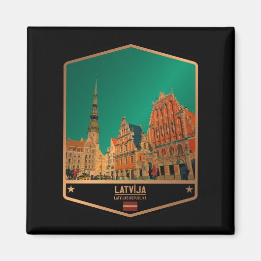 Lettland Magnet (Vorne)