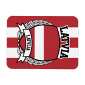 Lettland Magnet (Horizontal)