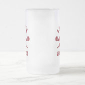 Lettland Mattglas Bierglas (Mittel)