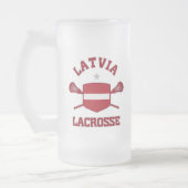 Lettland Mattglas Bierglas (Links)