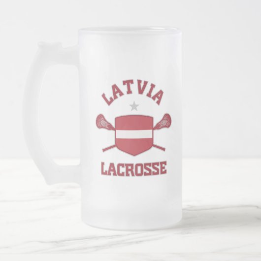 Lettland Mattglas Bierglas (Links)