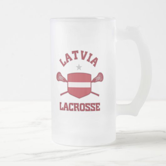 Lettland Mattglas Bierglas (Rechts)