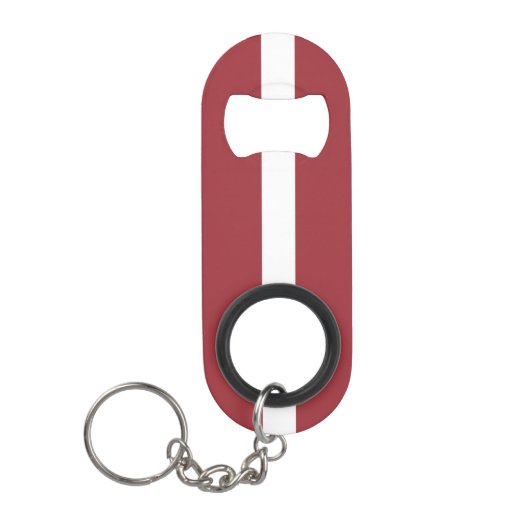 Lettland National Pride Patriotic Mini Flaschenöffner (Vorderseite)