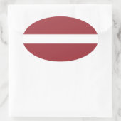 Lettland Ovaler Aufkleber (Tasche)