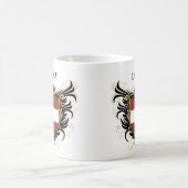 Lettland [personifizieren Sie] Kaffeetasse (Mittel)