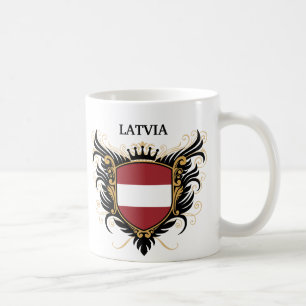 Lettland [personifizieren Sie] Kaffeetasse