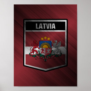 Lettland Poster