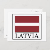 Lettland Postkarte (Vorne/Hinten)