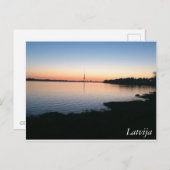 Lettland Postkarte (Vorne/Hinten)