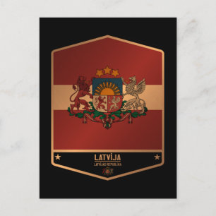Lettland Postkarte