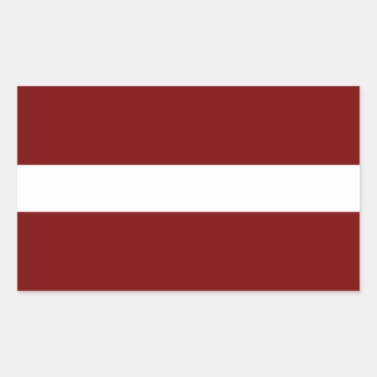 Lettland Rechteckiger Aufkleber (Vorderseite)