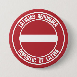 Lettland-RundEmblem Button
