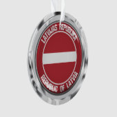 Lettland-RundEmblem Ornament (Vorderseite)