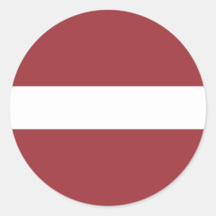 Lettland Runder Aufkleber