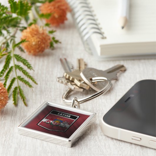 Lettland Schlüsselanhänger (Seite)