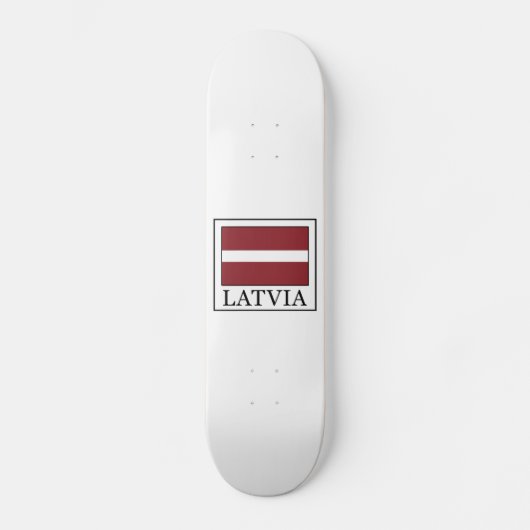 Lettland Skateboard (Vorderseite)