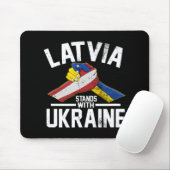 Lettland steht unter ukrainischer Flagge Mousepad (Mit Mouse)