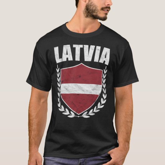 Lettland T-Shirt (Vorderseite)
